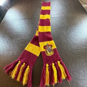 Harry Potter Gryffindor Striped Maroon and Yellow Scarf